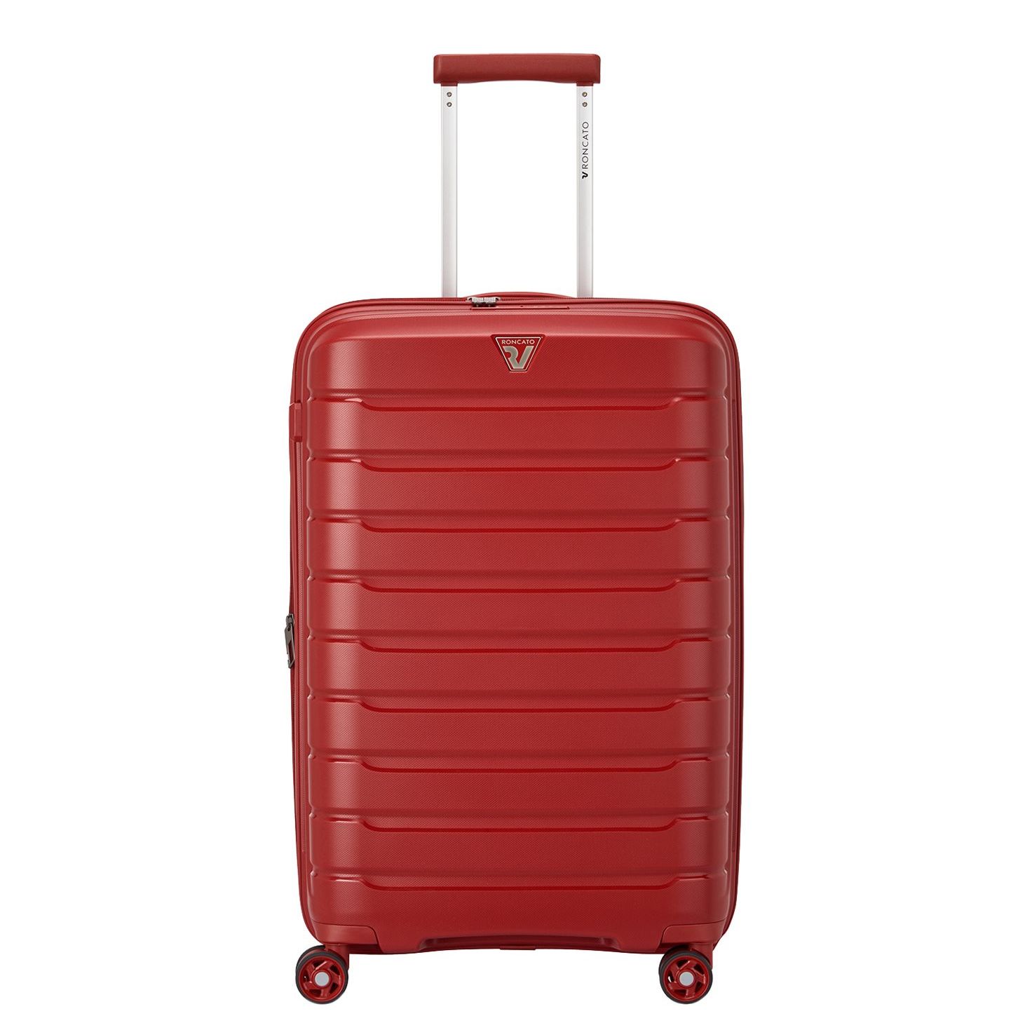 Roncato Butterfly 4 Wiel Trolley Medium 68 Expandable Red
