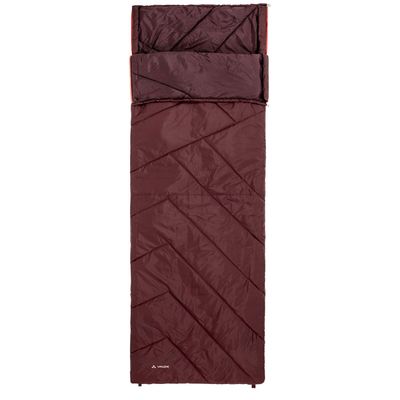 Vaude Navajo Sleepingbag 100 II SYN Zip Left dark cherry