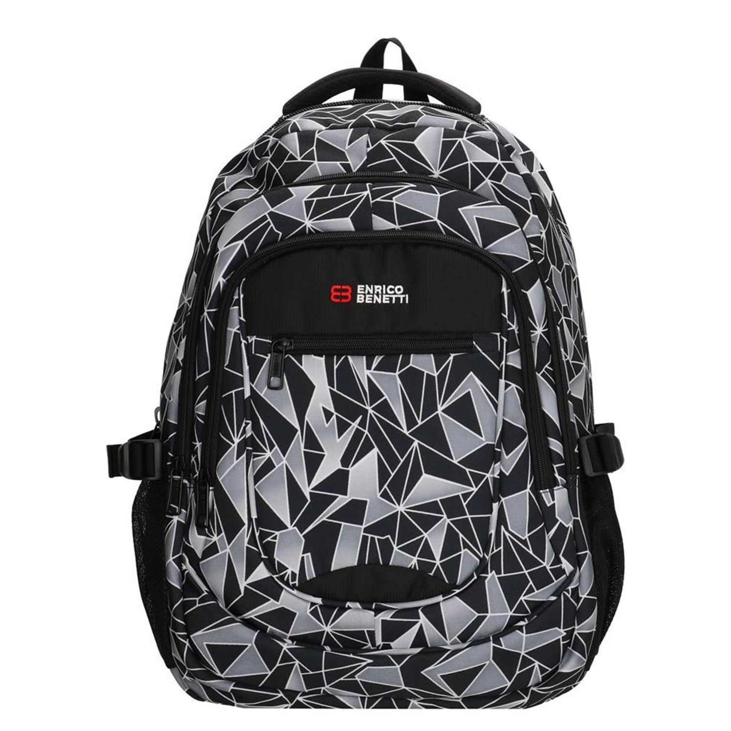 Enrico Benetti Santa Cruz Laptop Rugzakken zwart, grijs en multicolor