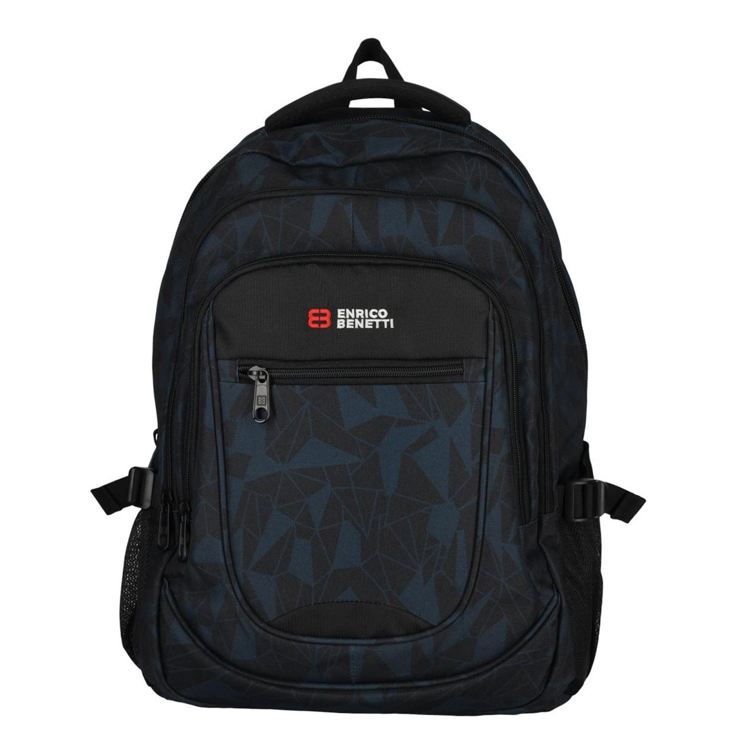 Enrico Benetti Santa Cruz 17.3" Laptop Rugtas zwart donkerblauw Laptoprugzak