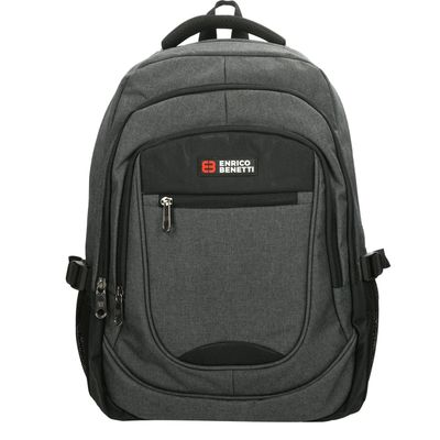 Enrico Benetti Hamburg 17'' Laptop Backpack grey