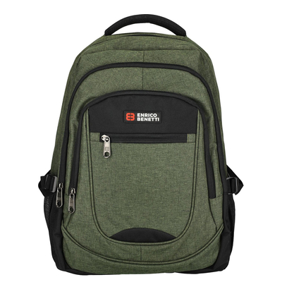 Enrico Benetti Hamburg 17" Laptop Backpack olijfgroen