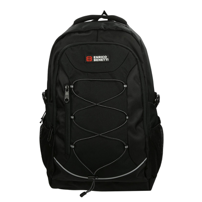 Enrico Benetti Yellow Stone 15'' Laptop Rugzak zwart