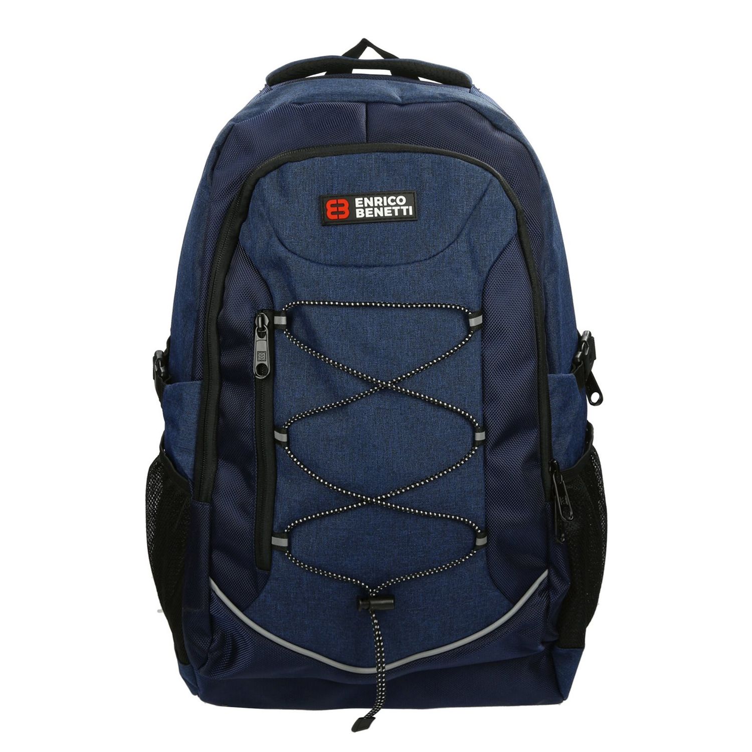 Enrico Benetti Yellow Stone Laptop Rugzakken blauw en geel