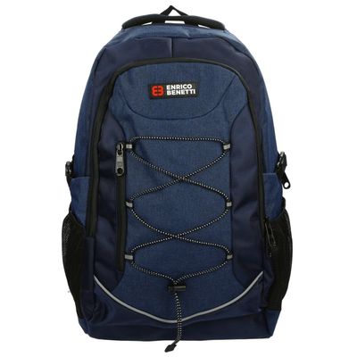 Enrico Benetti Yellow Stone 15'' Laptop Rugzak blauw