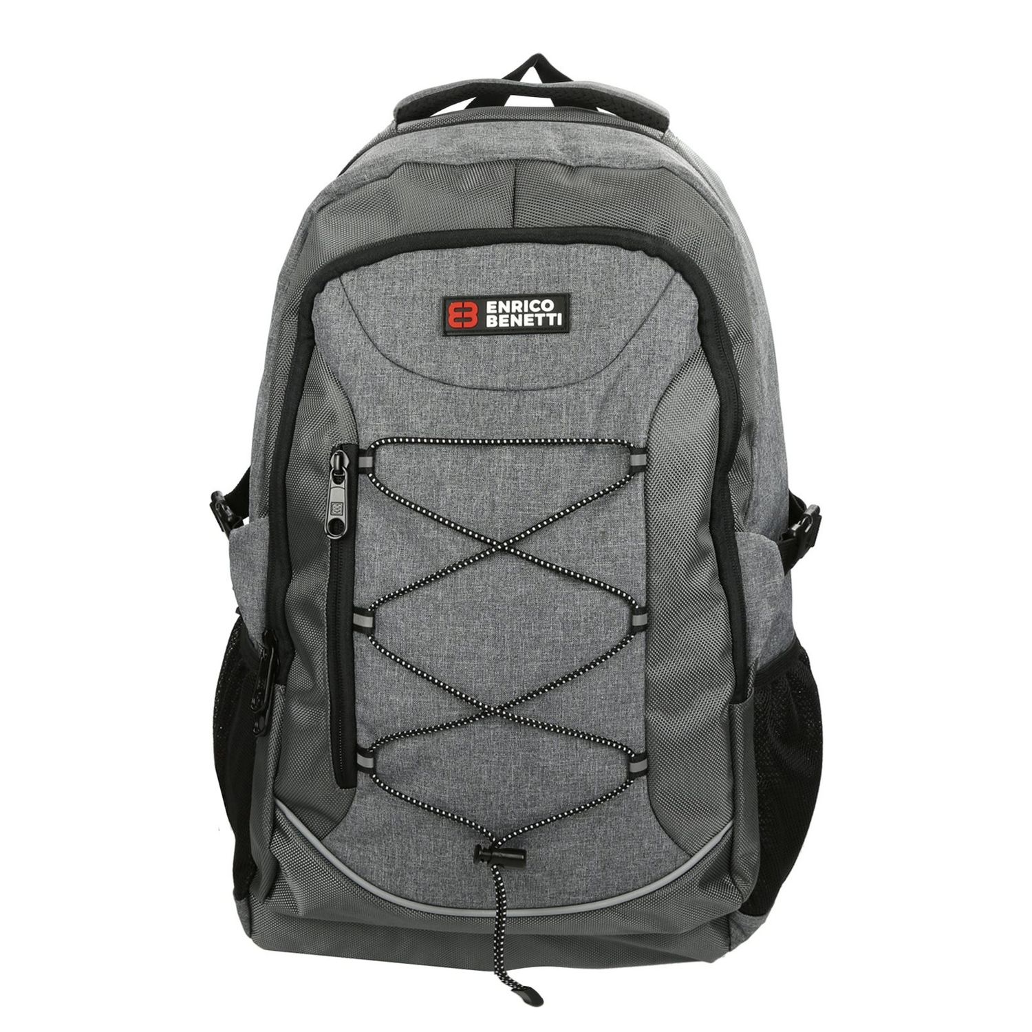 Enrico Benetti Yellow Stone Laptop Rugzakken grijs en geel