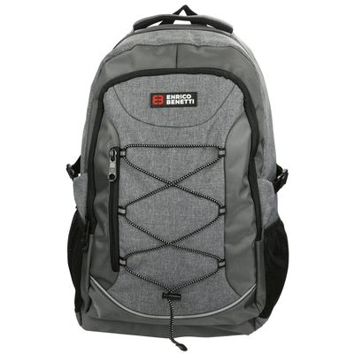 Enrico Benetti Yellow Stone 15'' Laptop Rugzak grijs