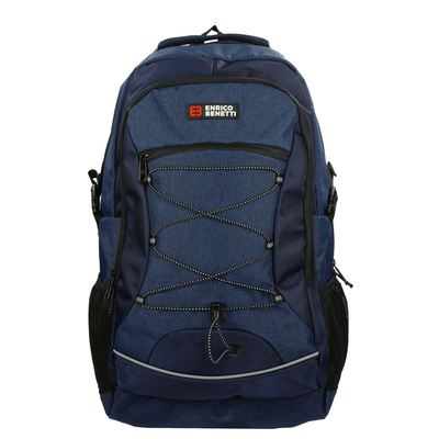 Enrico Benetti Yellow Stone 17'' Laptop Rugzak blauw