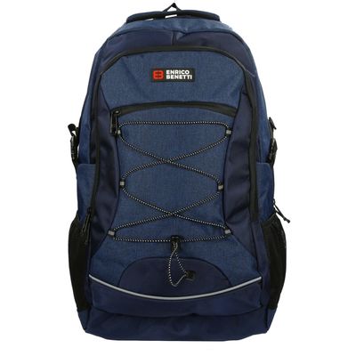 Enrico Benetti Yellow Stone 17'' Laptop Rugzak blauw