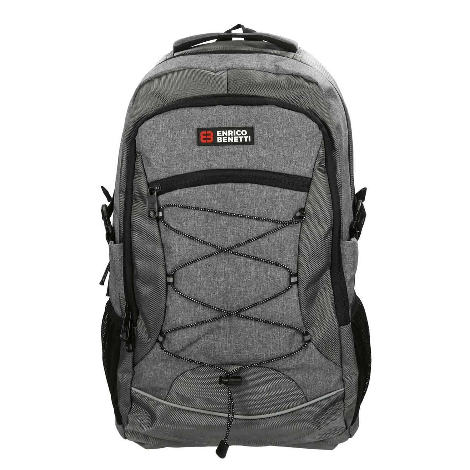 Enrico Benetti Yellow Stone Laptop Rugzakken grijs en geel