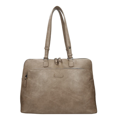Enrico Benetti Caen Laptop Bag 15" light taupe