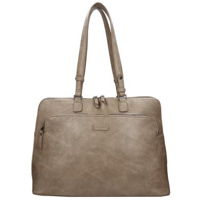 Enrico Benetti Caen Laptop Bag 15" light taupe