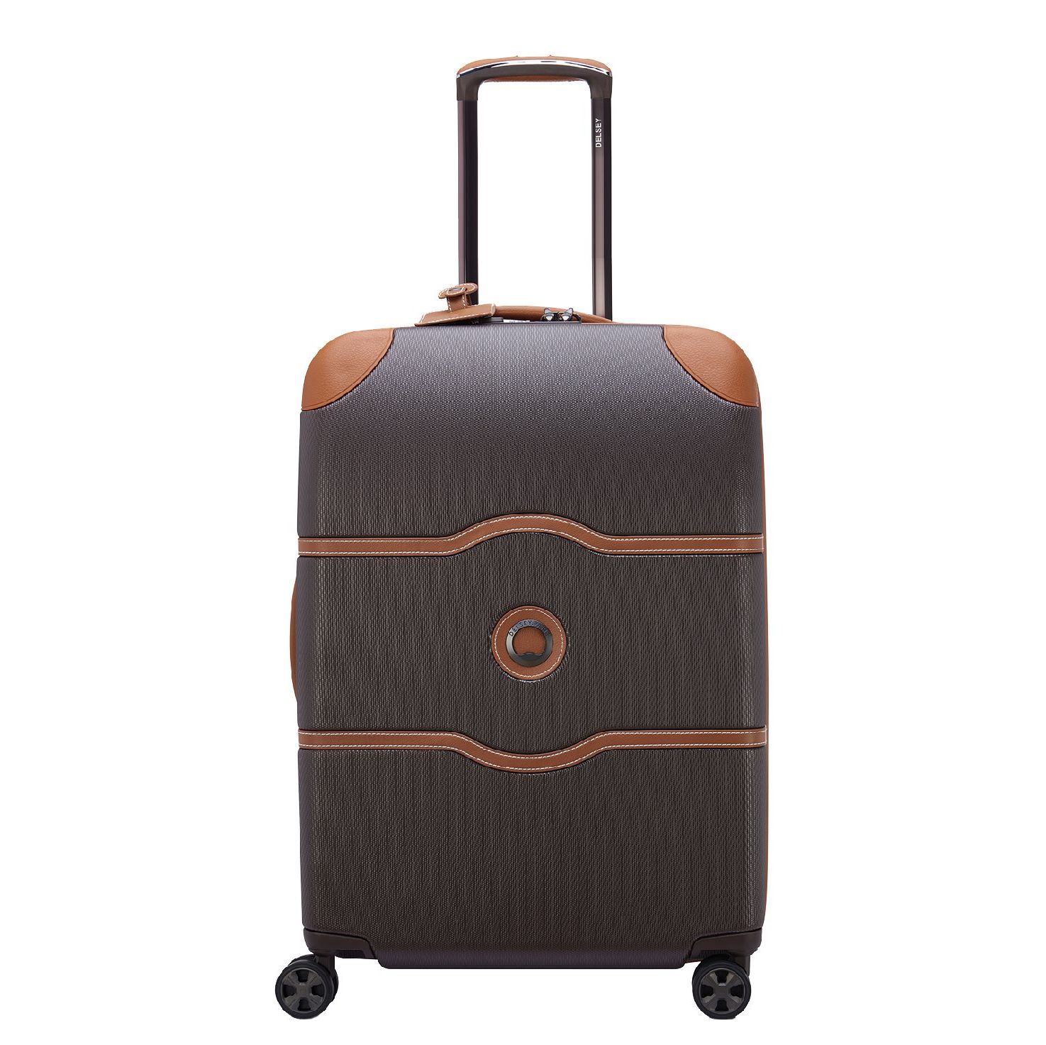 Delsey Chatelet Air 2.0 4 Wheel Medium Trolley 66 CM Brown