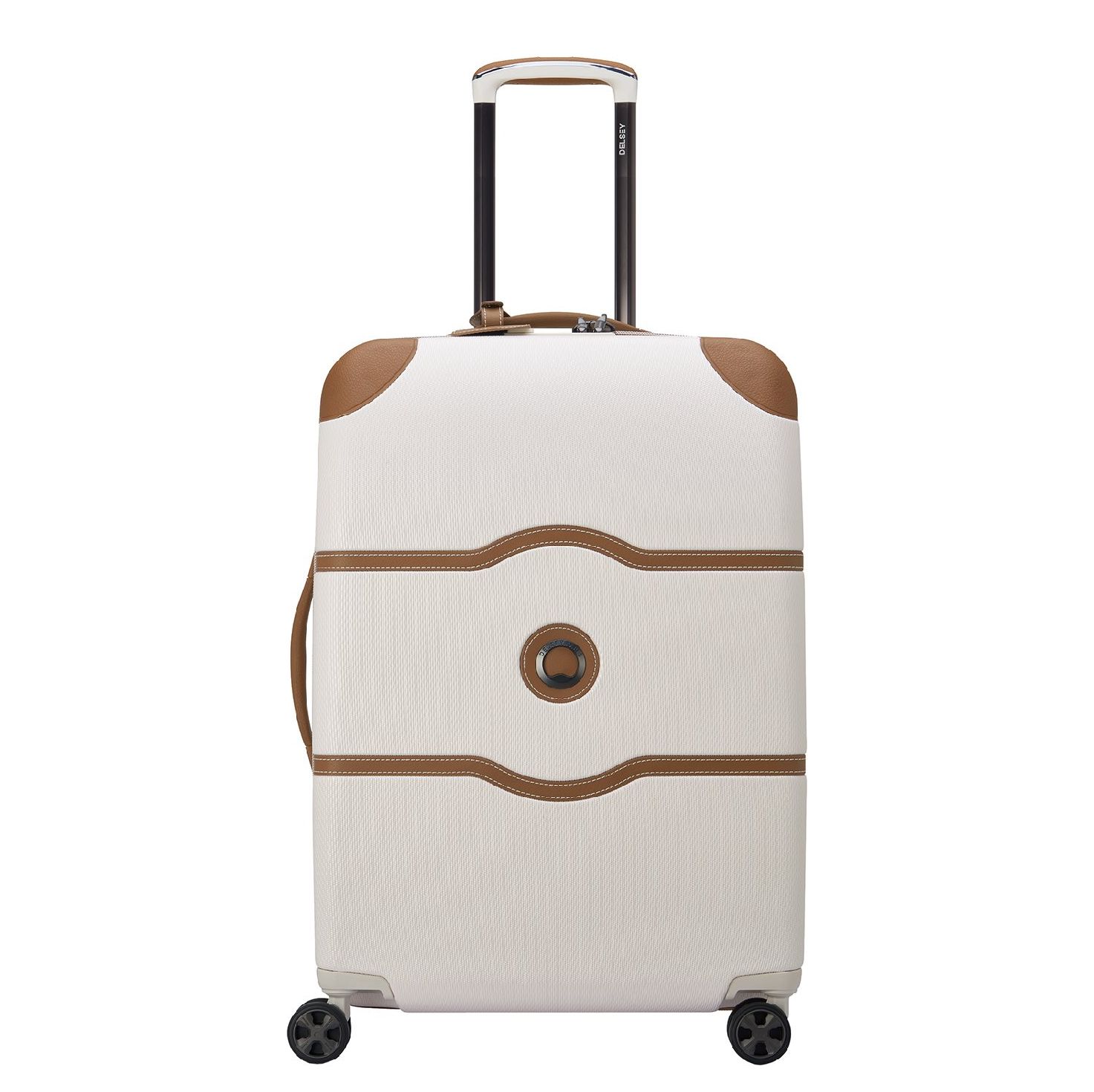 Delsey Chatelet Air 2.0 4 Wheel Medium Trolley 66 CM Angora White