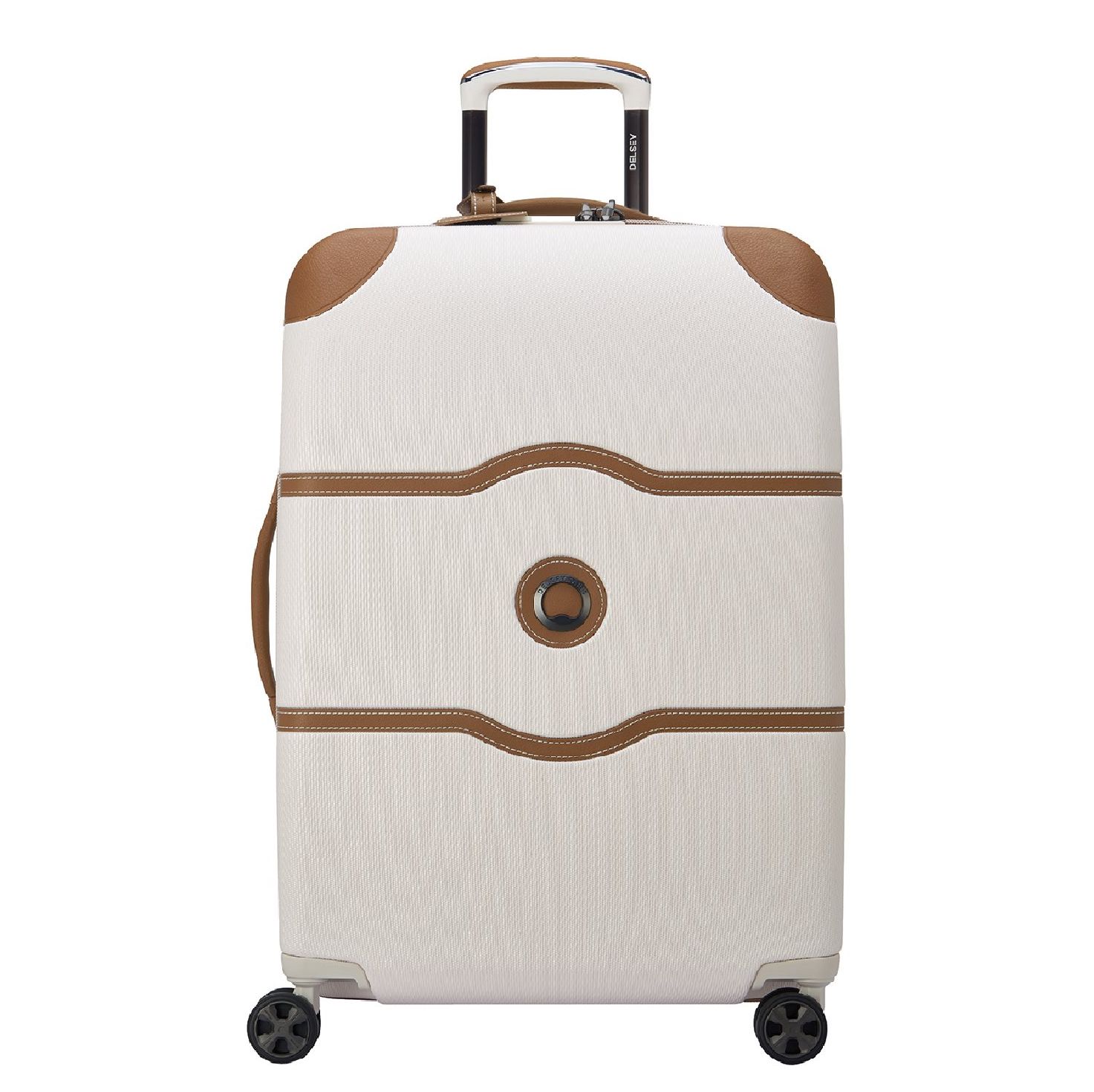 Delsey Chatelet Air 2.0 4 Wheel Large Trolley 76 CM Angora White