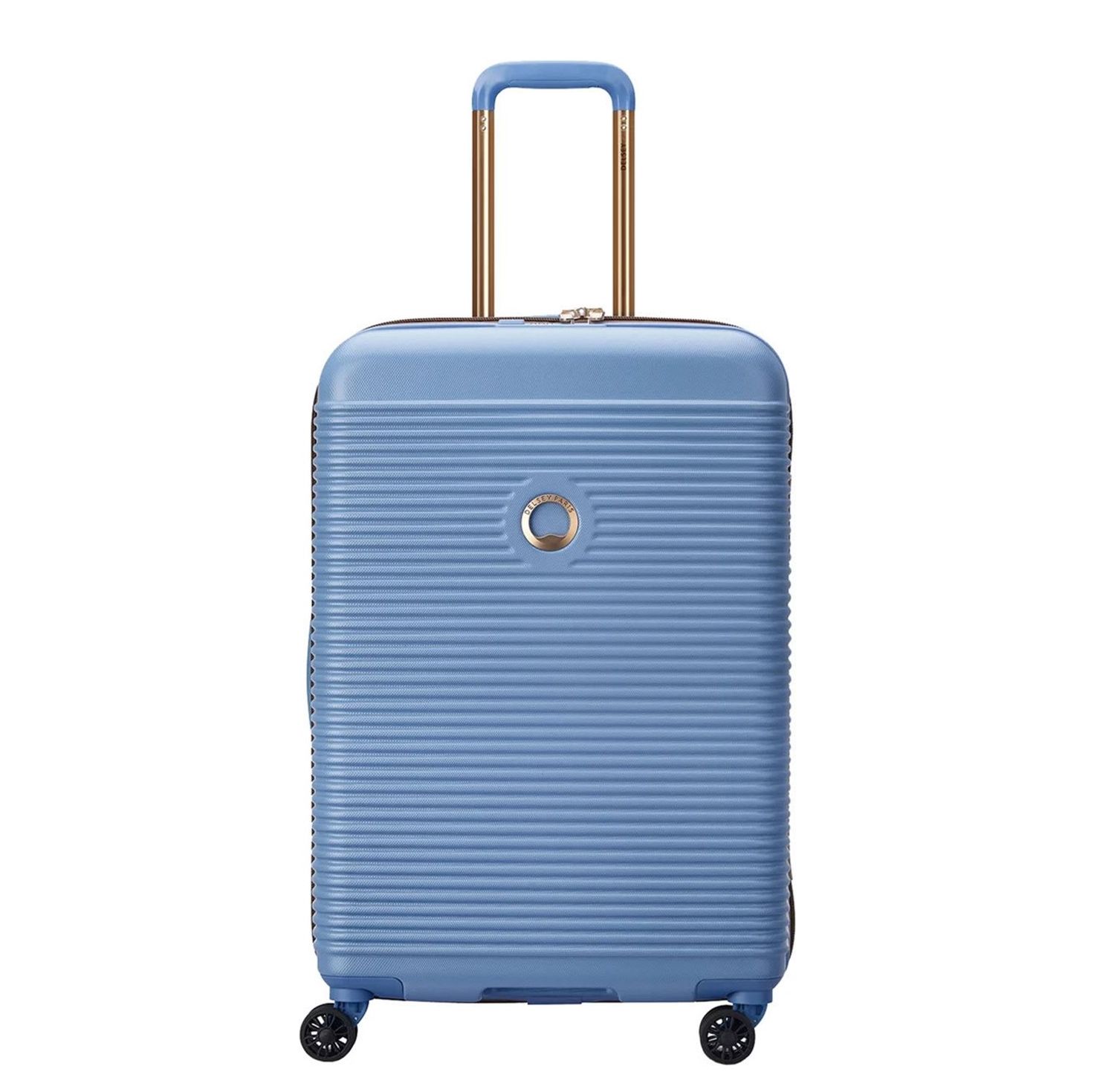 Delsey trolley Freestyle 67 cm. lichtblauw