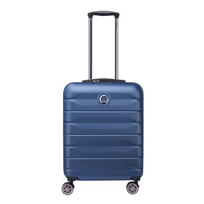 Delsey Air Armour 4 Wheel Slim Cabin Trolley 55/40 night blue