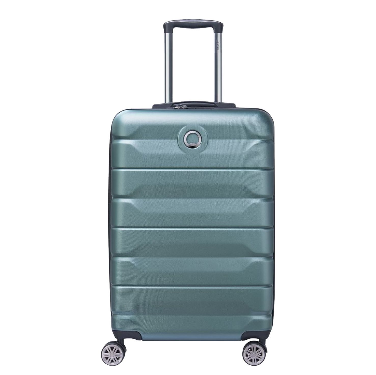 Delsey Air Armour 4 Wheel Medium Trolley 68 Expandable light green