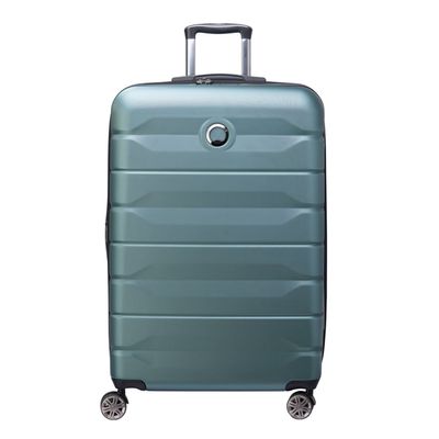 Delsey Air Armour 4 Wheel Large Trolley 77 Expandable light green