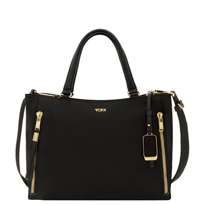 TUMI Voyageur Valetta Medium Tote black/gold