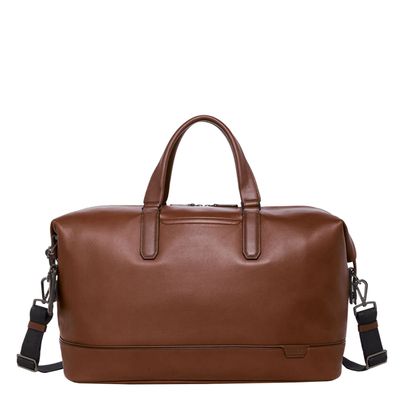 TUMI Harrison Nelson Duffel cognac