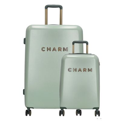 Charm London Travel Trolley Set lichtgroen