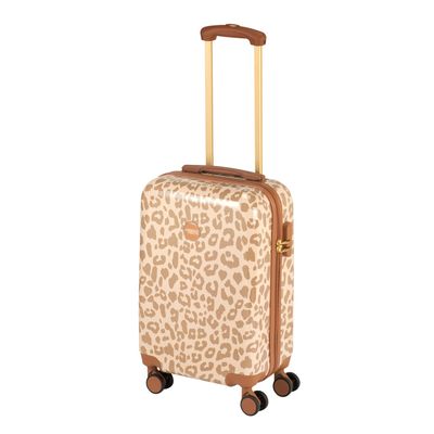 Princess Traveller Animal Print Cabin Trolley leopard
