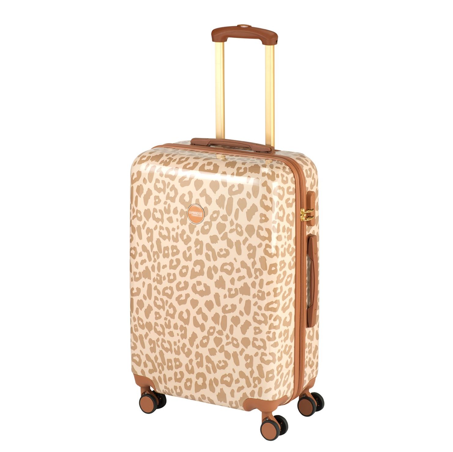 Princess Traveller Animal Print Medium Trolley leopard