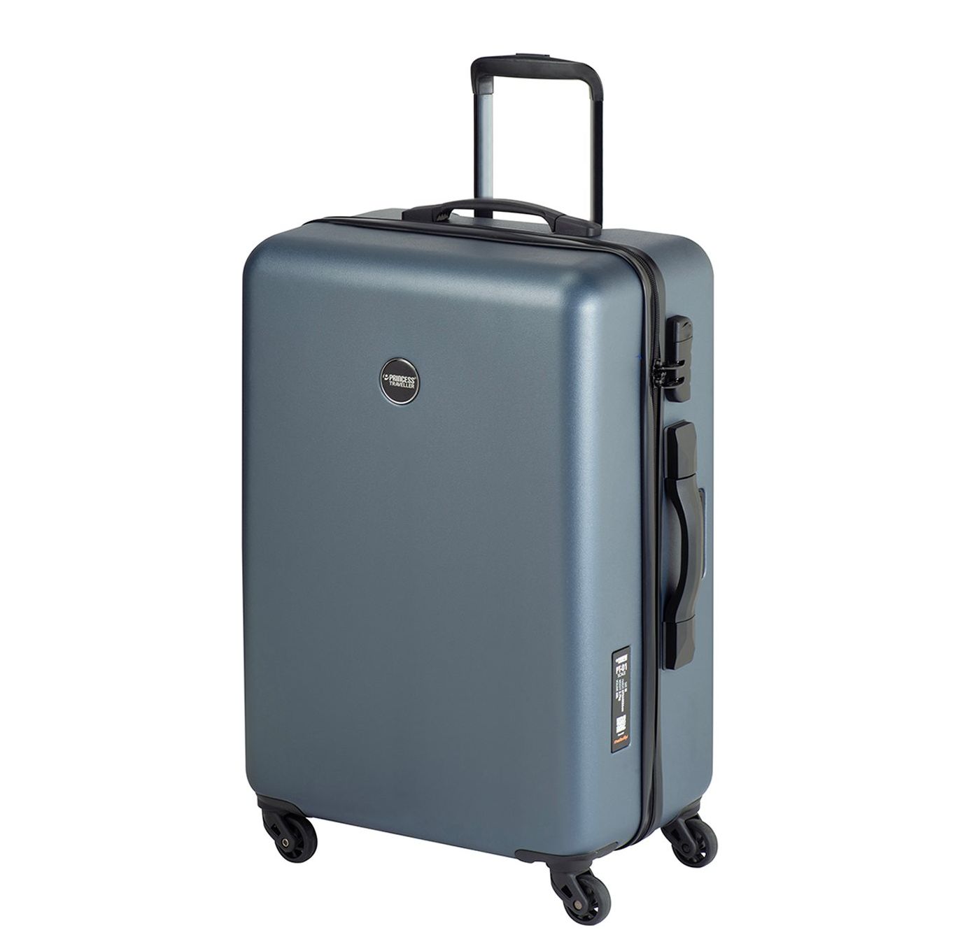 Princess Traveller PT-01 with Scale Medium Trolley platinum navy