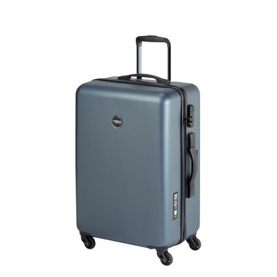 Princess Traveller PT-01 with Scale Medium Trolley platinum navy