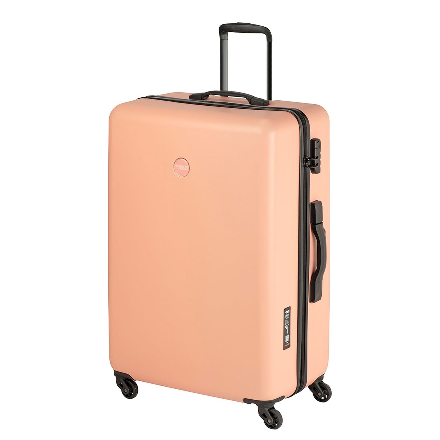 Princess Traveller PT01 Scale - Reiskoffer met geintegreerde weegschaal - Peony Pink - L - 76cm