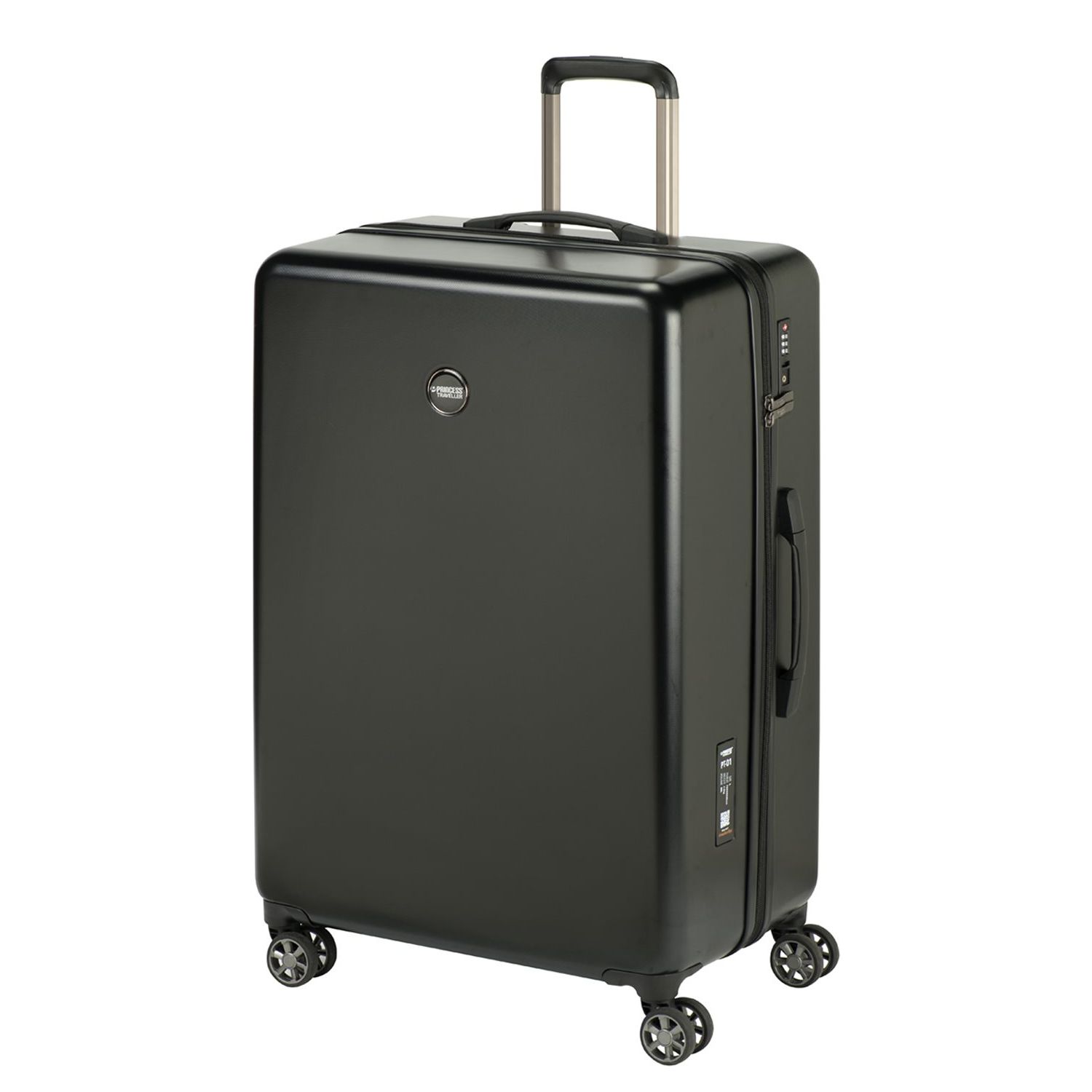 Princess Traveller PT-01 Deluxe Large Trolley pitch black