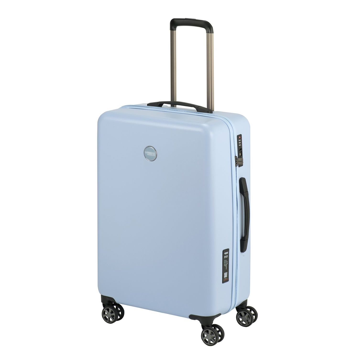 Princess Traveller PT-01 Deluxe Medium Trolley poolhouse blue