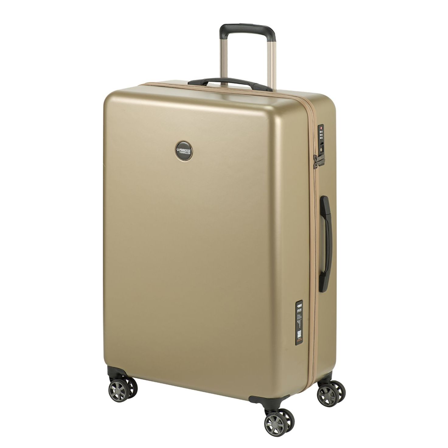 Duurzamere koffer - Princess Traveller PT01 Deluxe - Reiskoffer - Pristine Bronze - L - 77cm