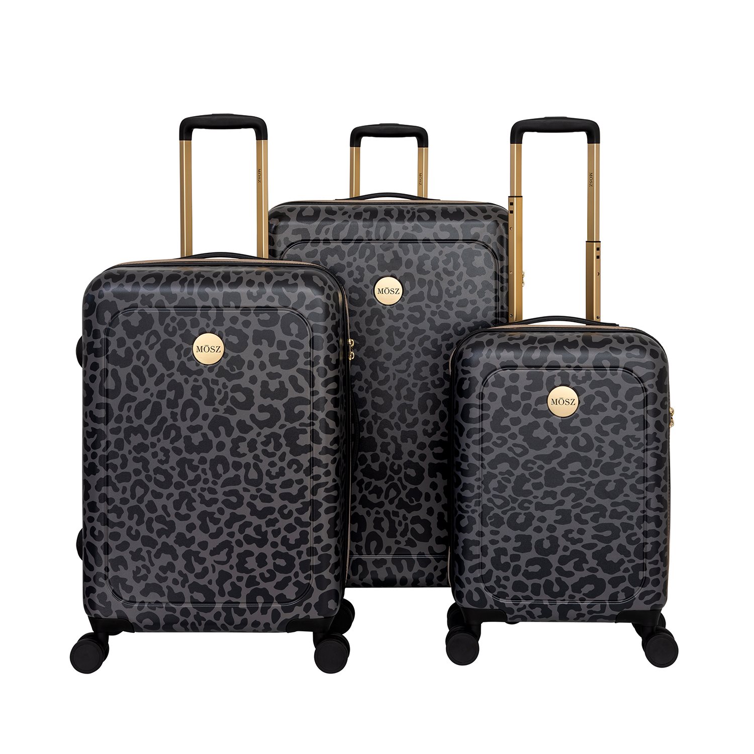 MOSZ Lauren Cabin 55 nero leo 8719327777060 | Bagageonline