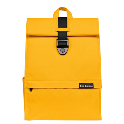 Bold Banana Roll Top Backpack yellow beetle