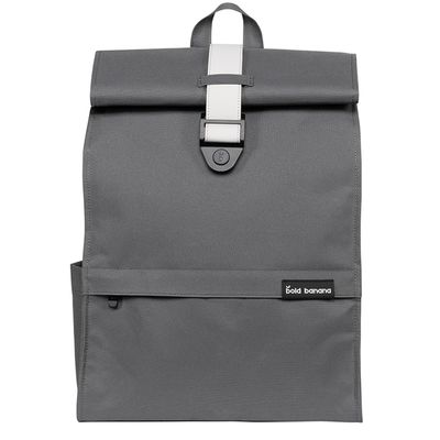 Bold Banana Roll Top Backpack grey gravity