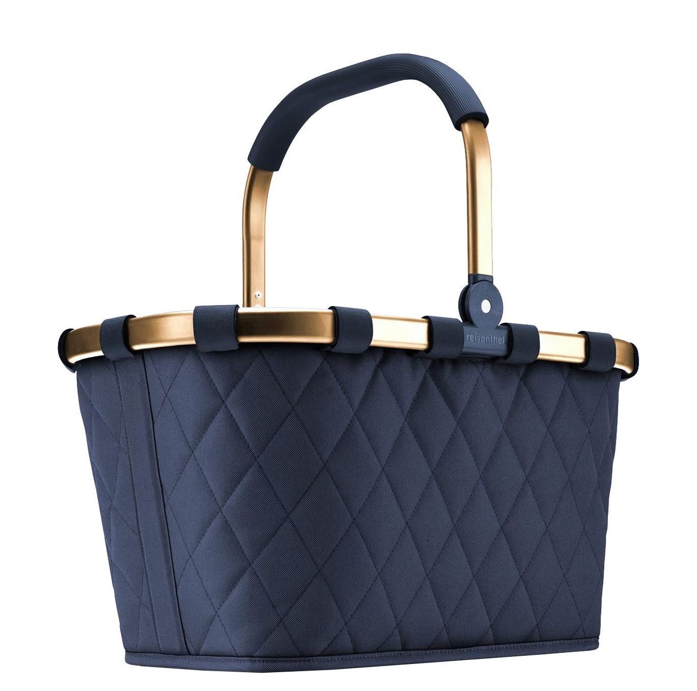 Reisenthel Carrybag shopper blauw en goud