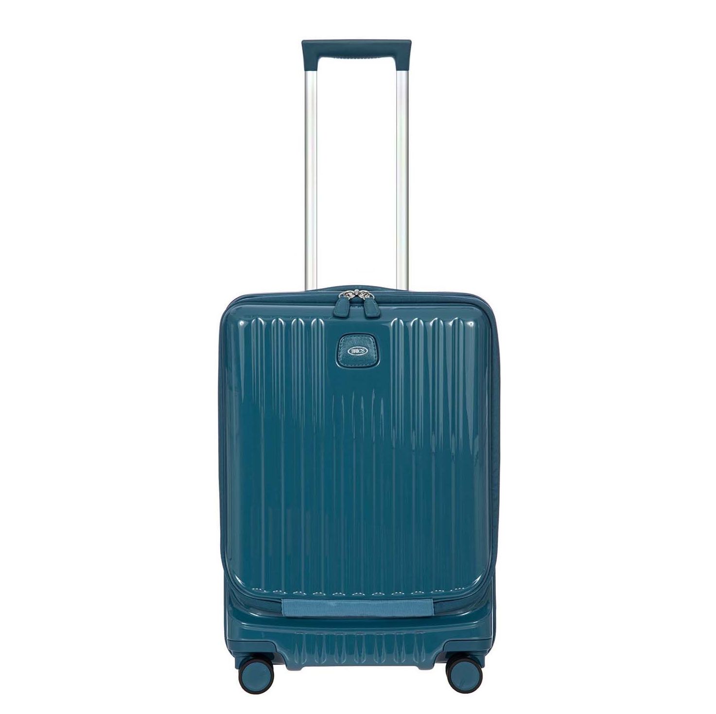 Bric's trolley Positano 55 cm. met voorvak petrol