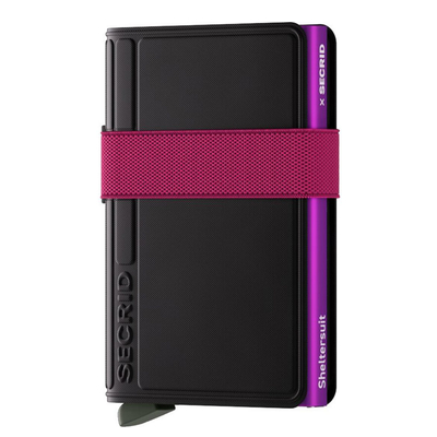 Secrid x Sheltersuit Bandwallet TPU black-fuchsia