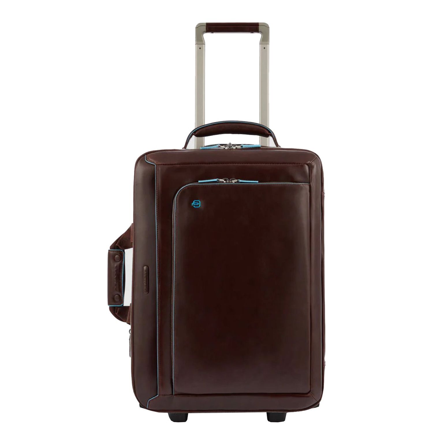 Piquadro Blue Square Trolleys bruin en blauw