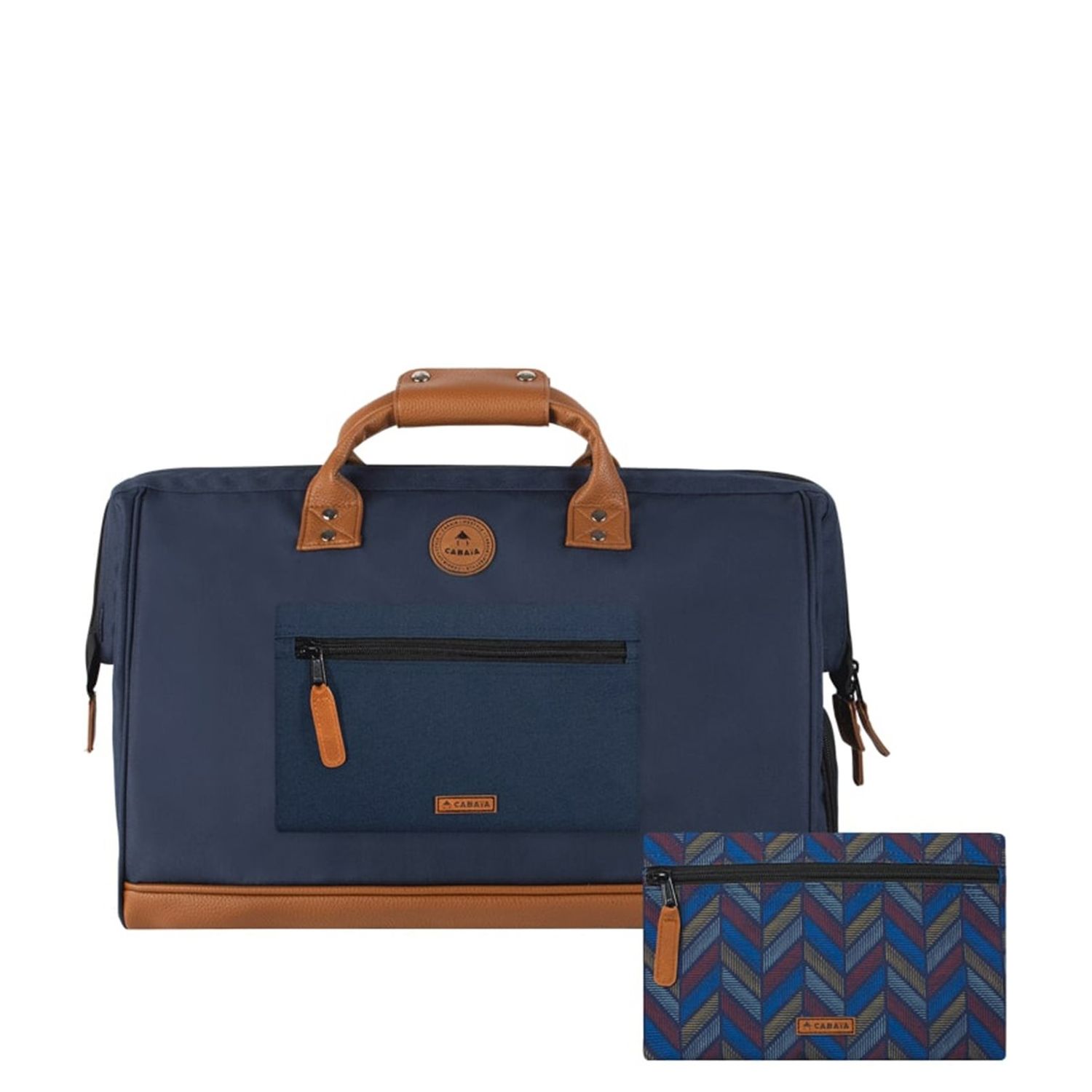 Cabaia weekendtas blauw