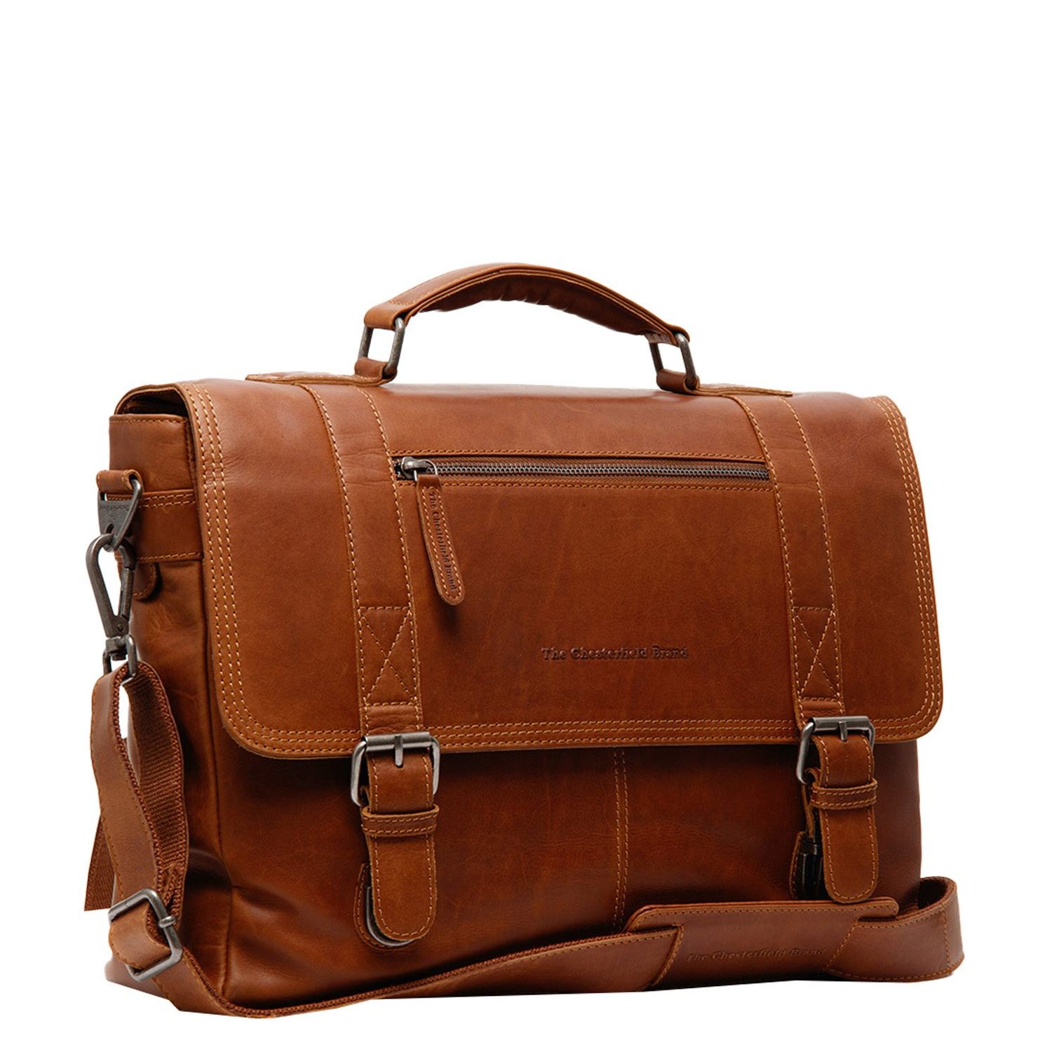 The Chesterfield Brand schoudertas bruin