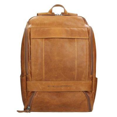 The Chesterfield Brand Rich Laptop Backpack cognac
