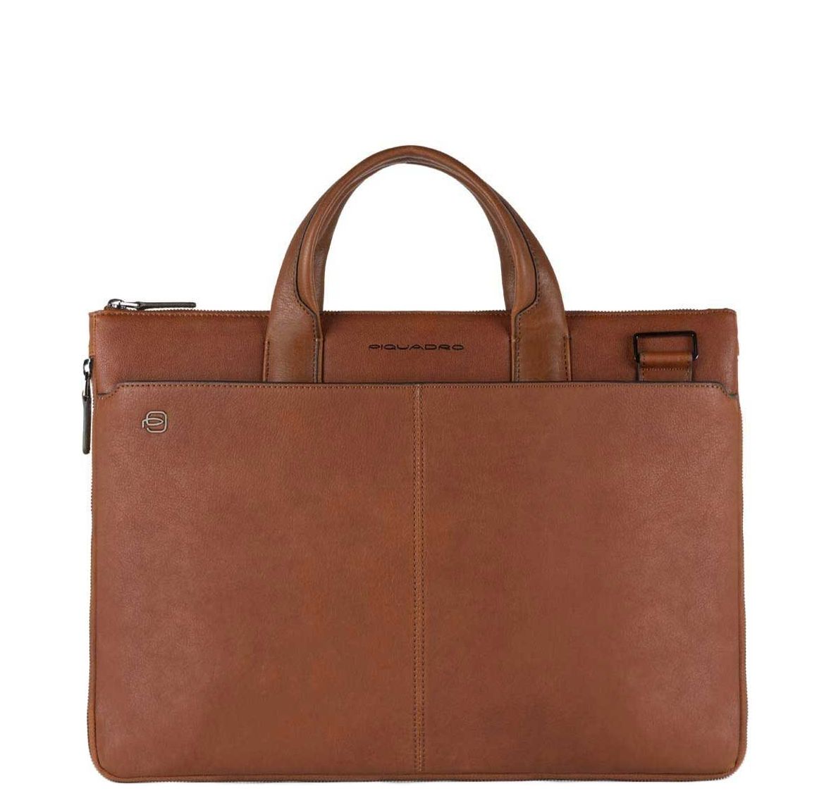 Piquadro laptoptas zwart en bruin