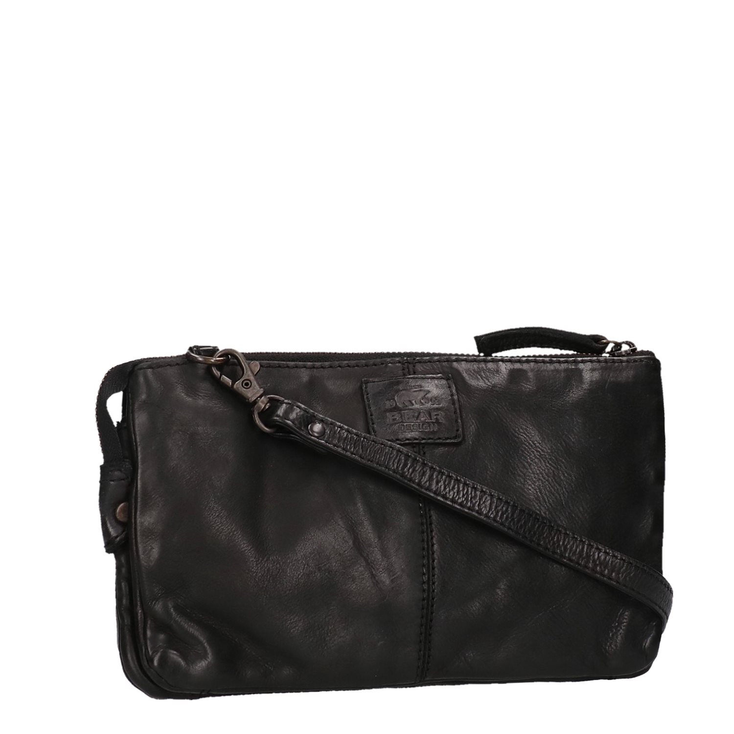 Bear Design Cow Lavato Clutch zwart CL30996-ZWART | Travelbags.nl