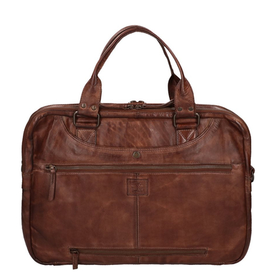 Bear Design Cow Lavato Laptoptas bruin