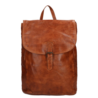Bear Design Cow Lavato Backpack cognac