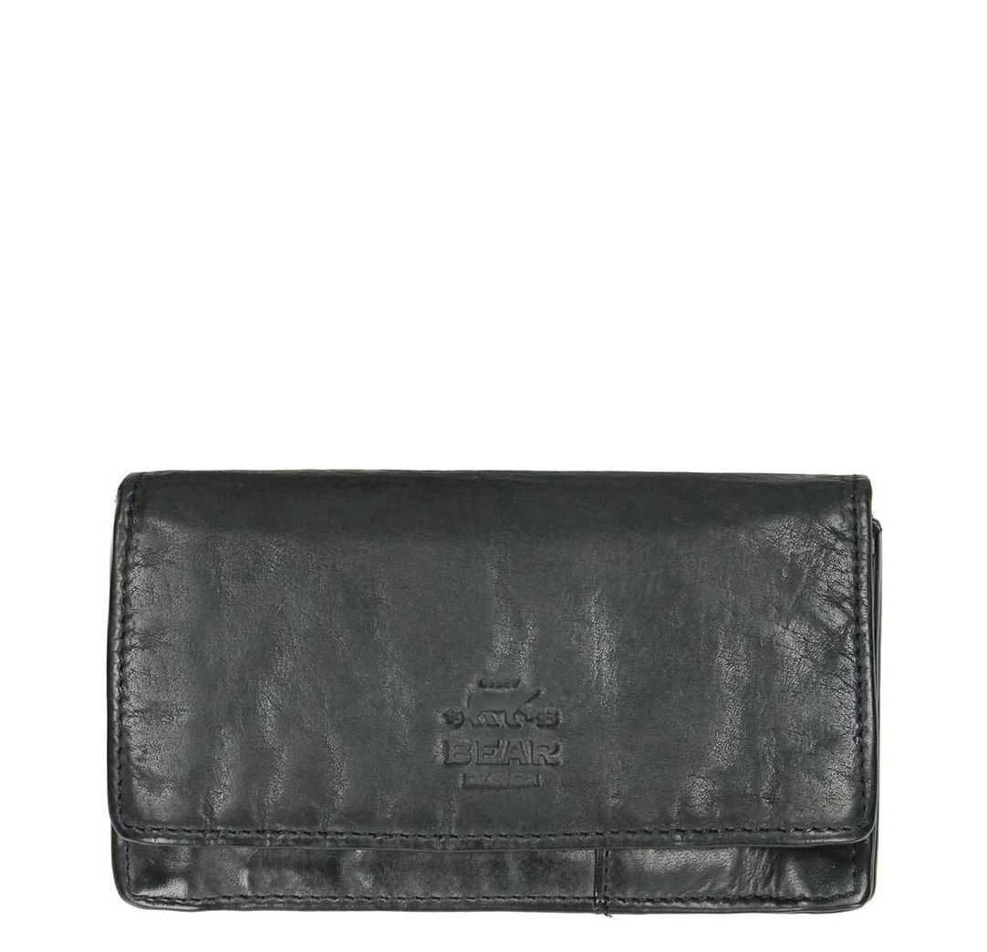 Bear Design Cow Lavato portemonnee zwart