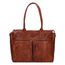 Bear Design Callisto Pelle Binni Laptopschoudertas cognac